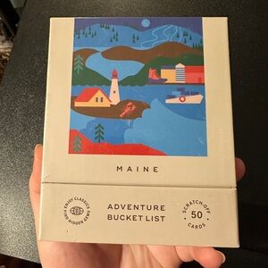 Maine Adventure Bucket List Scratch-Off Cards - Maine Edition